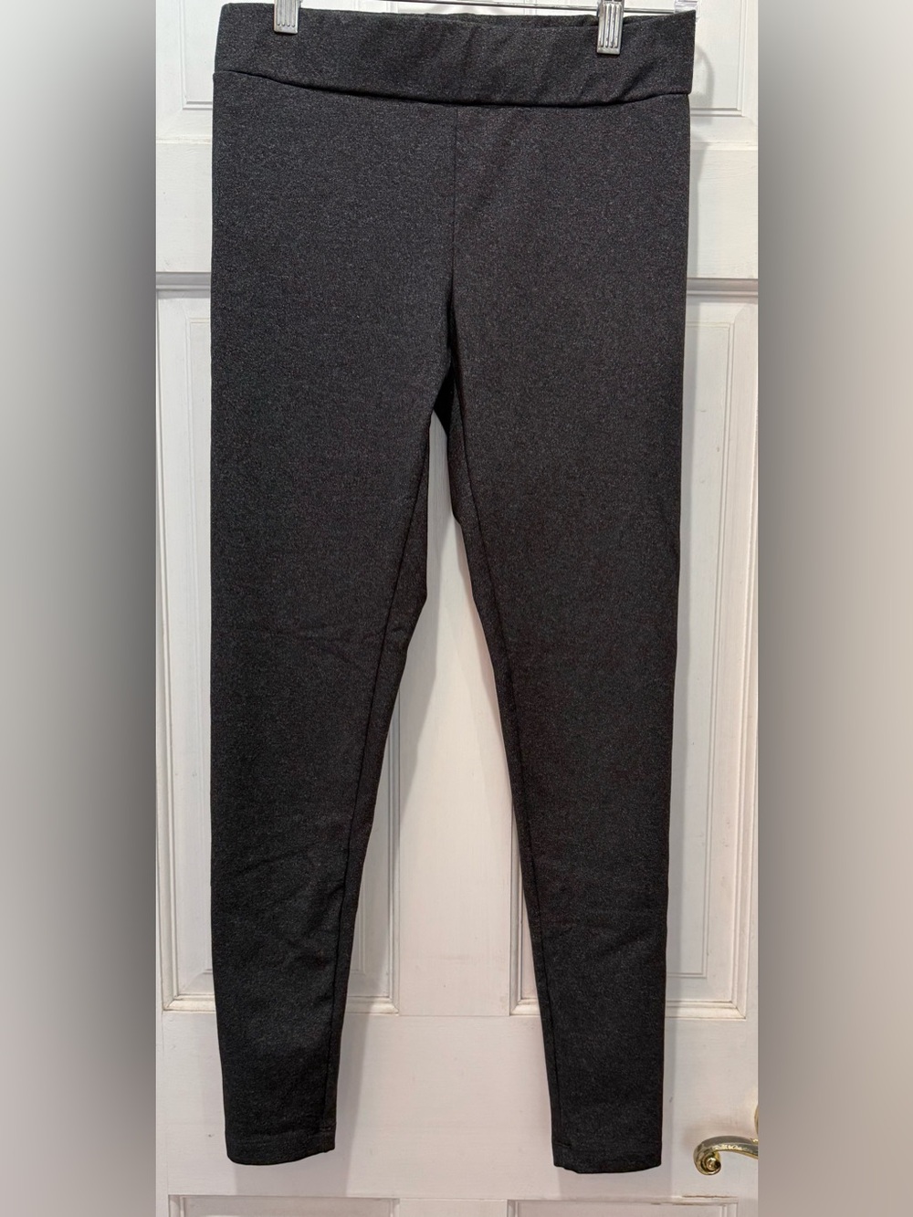 Matty M Dark Heather Gray Leggings Size Small
